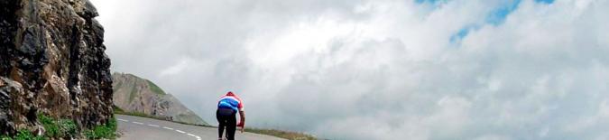 Imatge de l'ascensió al Galibier en bicicleta
